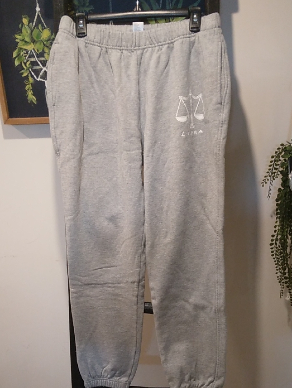 Women's Good American Boyfriend Zodiac Libra Sweatpants